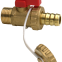 322 PN16 Threaded M / F Full Bore Chrome-plate Ball Brass Ball Valve