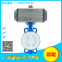 Pneumatic fluorine lined butterfly valve D671F46-16C
