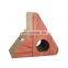 Pet toy multiple combination corrugated paper triangle scratching board toy for cat with bells