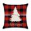 New year decor christmas pillow case home decorative christmas cushion