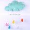 Colorful Felt Cloud Shape hanging with customize size