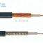 Great flexibility heat resistance micro 75 ohm leaky rf coaxial cable rg59