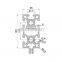 SHENGXIN   T slot 4590W Industrial Aluminium Extrusion Proiles