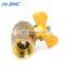 civil brass gas control ball valve with butterfly handle for water heating butterfly handle brass ball valve
