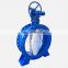 Bundor DN50~DN250 groove type butterfly valve with handles Lever operated flanged butterfly valve