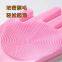 Gloves silica gel gloves washing dishes, washing and bathing do not hurt hands light gloves kitchen oil proof, waterproof and scald proof kitchen dishwashing gloves