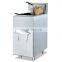 High Quality 35 Liters Stainless Steel Gas Deep Fryer with One Tank 2 Basket