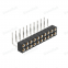 Dnenlink 2.54mm Machined Pin Female Header Dual Row H3.00mm Right Angle DIP