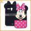 cartoon silicon phone cover for alcatel one touch pixi 3 3.5 4009d