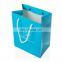 Lake blue thickness strong size customized high capacity paper bag