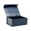 Custom luxury sturdy navy blue party festival present gift packaging cardboard gift boxes