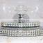 Glass Jar Silver Decor Acrylic Cookie Candy Weed Wholesale Mason Luxury Crystal Containers Jar Glass Storage Bottles With Lid