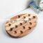 reusable kitchen use wooden egg tray tabletop display or refrigerator storage egg holder