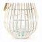 white color cute candle holder decoration iron glass metal lantern wall lamp