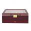 Manufacturer's spot paint baking wooden double-layer Watch Jewelry Box double-layer drawer glasses storage  watch storage box