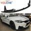 M4 F82 M Performance P style carbon fiber front bumper lip with corner splitters for BMW M3 F80 M4 F82 F83 2014+