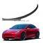Factory Car Wing For Tesla Model 3 Carbon Fiber Spoiler Matte Original Style Rear Trunk Tail