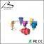 Magnetic aluminum oil drain plug of different colors