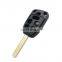 Uncut 6 Button Remote Smart Car Key Shell Fob Cover Blank Housing For Honda 2005 - 2013 Odyssey Replacement Auto Key