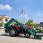 35 horsepower double barrel corn thresher four wheeled tractor all-in-one machine is a good helper for farmers