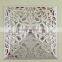 2016 square royal white laser cut wedding invitations card
