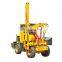 Hydraulic press truck mounted ground screw pile driver machine for sale price