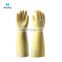Factory Wholesale Non-slip Waterproof Oil Resistant Household Cleaning Protective Natural Rubber Wrinkle Glove For Adult