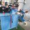 US4000 Auto hot cold knife cotton webbing ribbon garment nylon label cutting and folding machine with triangle middle fold