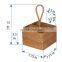 Hot Woven Vintage Rattan Napkin Utensil Caddy Bottle Holder Boho Decor High Quality Wholesale Vietnam Supplier