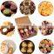 Chilly Treat Gift Boxes Set of 10 Bakery Boxes Decorative Cupcake Cookies Chocolate Boxes, 37 Stickers Included