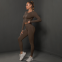 YYBD-0035,Spot Europe seamless peach tight lift hip yoga women sports running fitness suit