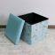 PVC ottoman with pattern