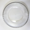 Factory Price Round Clear Plastic Gold Silver Magic Colored Rim Clear Glass Plates Wedding Luxury Decorations