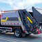 Compression Refuse Collector Manganese Steel Construction 5 Cubic Meter Capacity