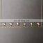 American Style Restaurant Brass Light BOULE DE CRISTAL CLEAR GLASS LINEAR CHANDELIER 48