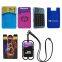 Universal Silicone Elastic Stick Adhesive Card Pocket a Promotional Gift