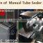 High Quality Ultrasonic Plastic Tube Sealer With Cutting Function