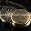Men's Copper Case Skeleton Dial Mechanical Pocket Watch WP115