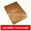 Cube Packing Box With Bottom and Lid,Gold Color