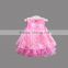 wholesale white puff weeding dress child,pure color kids prom gown long skirt, layers baby girl ruflle frock