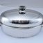 Stainless steel oval roaster with rack