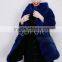QD80627 European Ladies Whole Mink Fur Long Coat Woman's Red Plaid Winter Warm Coats 2015