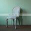 New design linen antique oak dining room furniture wood chair