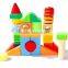 2015 New Wooden Castle Building Blocks For Children