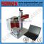 Hot New Enclosed Type Desktop Mini Craft Fiber Laser Engraving Cutting Machine for Gold and Silver
