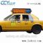 Free Samples electronic led taxi roof top advertising sign display/waterproof taxi display