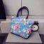 new style canvas floral rose handbag