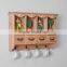 MHOME zakka style fir wood kitchen cupboard with hooks