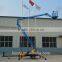 200kg loading capacity Small Trailer Mounted Boom Lift Crane