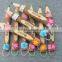 Wooden twig promotion pen with key ring